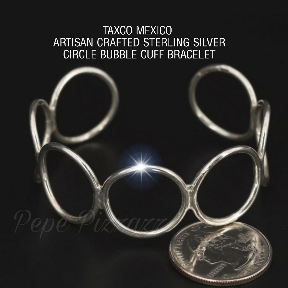 Sterling silver taxco bracelet